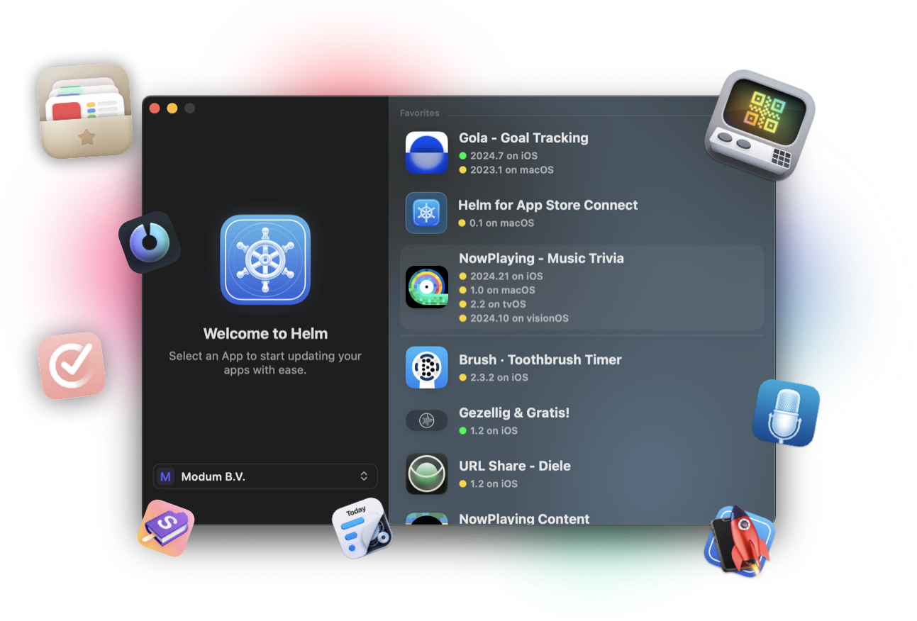 Quick access to all your apps